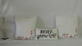 Lot of Three Pillows