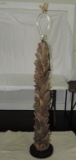 Currey and Company Palm tree inspired floor lamp