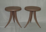 Pair of Painted Metal Tables