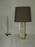 Brass and plastic Lamp