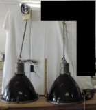 Ralph Lauren Industrial Black Pendant Fixtures