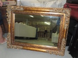 Beveled Mirror in Ornate Frame