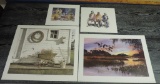 Lot of Four Prints