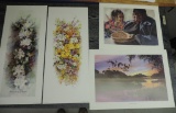 Lot of Eight Prints