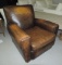 Brown Leather Occasional Chair USED