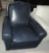 Old Hickory Tannery Navy Blue Leather Recliner