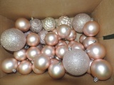 Box of Blush and Pink Ornaments