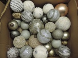 Lot of Bronze, Crystal, Silver and Gray Ornaments