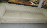 Three Cushion Tufted Back and Arms Sofa