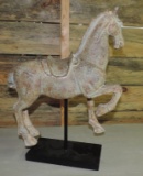 Horse Statue on Black Base