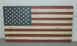 American Flag Folk-art Wall Hanging