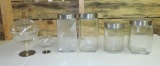 Lot of Lidded Containers