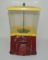 Vintage Metal and Plastic Gumball Machine