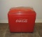 Vintage French Canadian Coca Cola Cooler with Handle