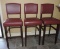 Lot of 3 Bar Stools