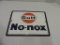 Original Gulf No-Nox Porcelain Pump Plate