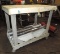 2 Tier Roll Around Wooden Shop Table