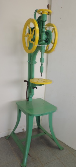 Silver Manufacturing Co. Cast Iron Drill Press on Stand