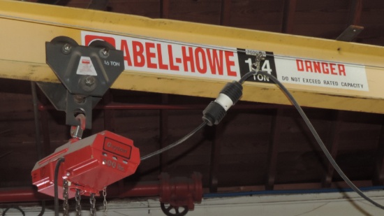 Abel Howe  ¼ ton  Jib Crane with Hoist