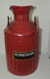 Antique Five Gallon Ellisco Service Station Can with Handle