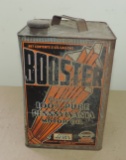 Booster Pennsylvania Motor Oil Advertising Tin