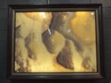 Large Framed Onyx Wall Display