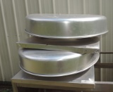 Lot of Two (2) Aluminum Ventilation Hoods