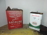 Two (2) Vintage Advertising Gas Cans