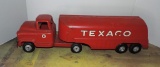 Vintage Pressed Steel Texico Tanker Truck