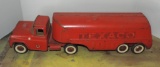 Vintage Pressed Steel Texico Tanker Truck