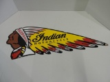 Indian Motorcycle Double-sided Porcelain Sign