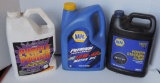 Motor Oil & Cleaning Fluid