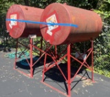 Two (2) Kerosene Tanks With Stands