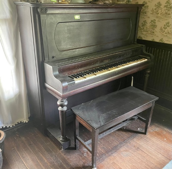 Antique Upright Kimble Piano