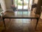 Handmade Steel Frame & Natural Wood Top Rectangular Table