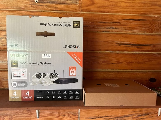 New In Box Wisenet NVR Security System