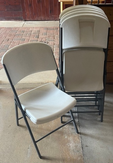 (4) Lifetime Folding Chairs