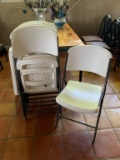 Lot Of 6 Folding Lifetime Chairs