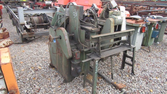 ARMSTRONG #2 BAND SAW GRINDER W/SHAPE UP ATTACHMENT & CLAMP