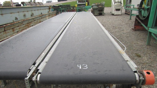 PAUL 36" X 27' FLAT BELT CONVEYOR W/DRV