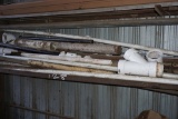 PVC PIPE & CONTENTS ON WALL