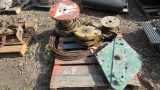 PALLET OF STEEL CABLE & MISC PARTS