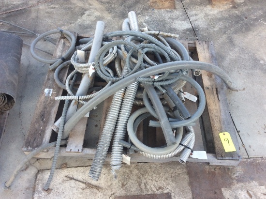 Pallet of conduit.