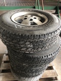 (5) 30x950R Tires w/ Jeep Rims