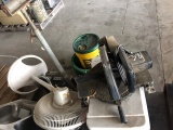 Chop Saw, Cooler & Oil Pan