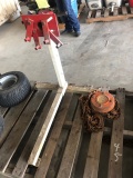 Chain Fall & 1 Ton Engine Stand