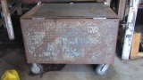 METAL BOX ON CASTERS