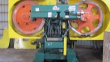 MCDONOUGH HORIZONTAL RESAW AIR STRAIN S/N H54-1514 MBC W/CONTROLS (IN BOX), MACHINE HAS DAMAGE