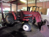 CASE IH 385 DIESEL TRACTOR W/LOADER