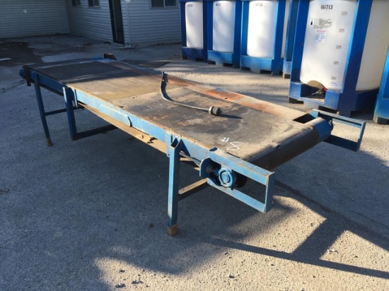 3' X 10' BELT CONVEYOR W/ELECT DRV